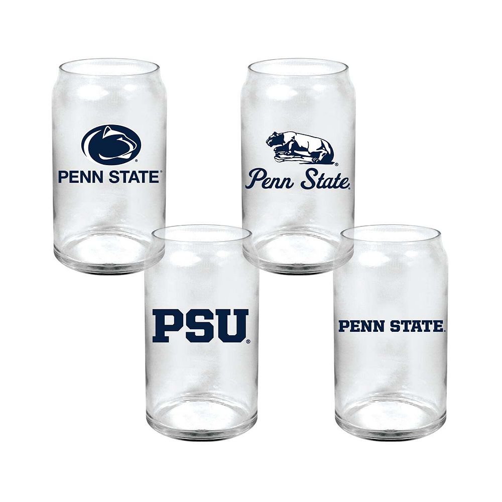 Indigo Falls Penn State Nittany Lions Core Collectors Glass Can 4-Pack Set