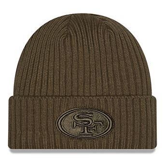 Men's New Era Olive San Francisco 49ers Color Pack Cuffed Knit Hat
