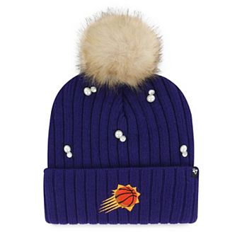 Women's '47 Purple Phoenix Suns Pearl Cuffed Knit Hat with Pom