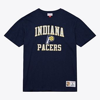 Men's Mitchell & Ness Navy Indiana Pacers Hardwood Classics Legendary Slub T-Shirt