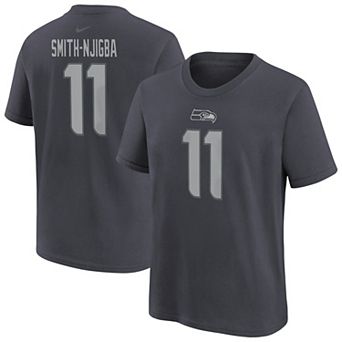 Youth Nike Jaxon Smith-Njigba Anthracite Seattle Seahawks Name & Number T-Shirt