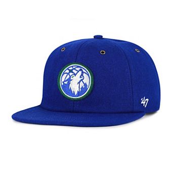 Men's '47 Blue Minnesota Timberwolves Wool Captain Adjustable Hat
