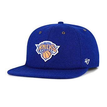 Men's '47 Blue New York Knicks Wool Captain Adjustable Hat