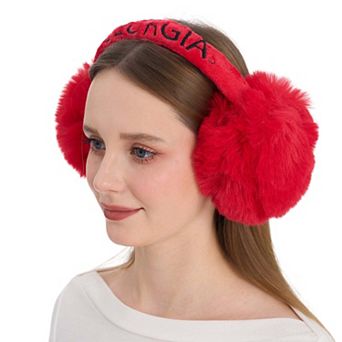ZooZatz Georgia Bulldogs Fluffy Earmuffs