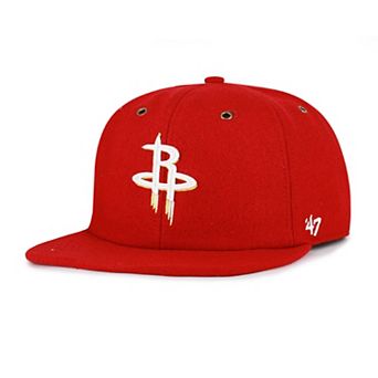 Men's '47 Red Houston Rockets Wool Captain Adjustable Hat