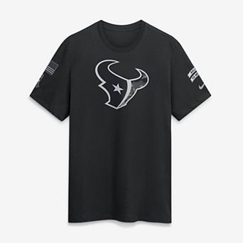 Men's Nike Black Houston Texans 2026 Salute to Service Slub T-Shirt