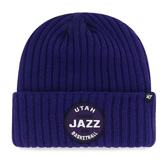 Men's '47 Purple Utah Jazz Ribbed Snowdrift Cuffed Knit Hat