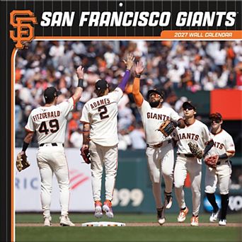 San Francisco Giants 2027 12 ۝ x 12 ۝ Team Wall Calendar