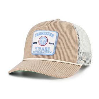 Men's '47 Khaki Tennessee Titans Cordlandia Hitch Adjustable Hat