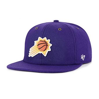 Men's '47 Purple Phoenix Suns Wool Captain Adjustable Hat