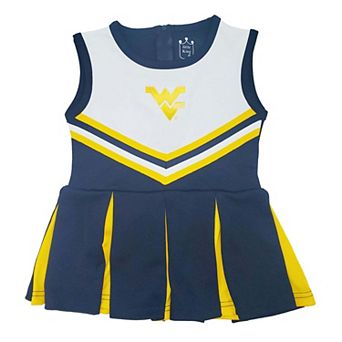 Infant Little King Navy West Virginia Mountaineers Cheer Jumper