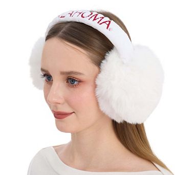 ZooZatz Oklahoma Sooners Fluffy Earmuffs