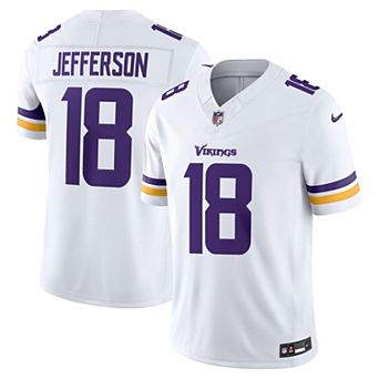 Men's Nike Justin Jefferson White Minnesota Vikings Vapor F.U.S.E. Stitched Limited Jersey