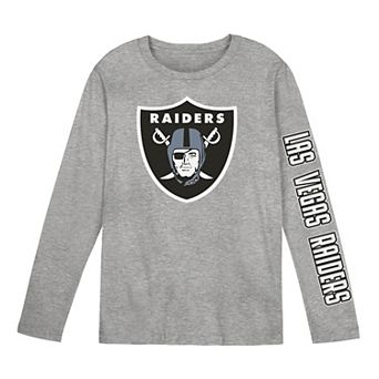Preschool Outerstuff Gray Las Vegas Raiders Air Raid Long Sleeve T-Shirt
