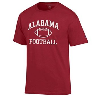 Men's Champion Crimson Alabama Crimson Tide Football Icon T-Shirt