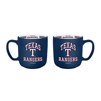 Logo Brands Texas Rangers Two-Piece 15oz. Stripe Mug Set