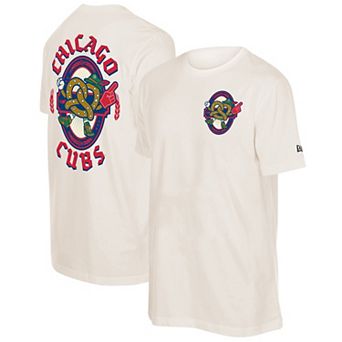 Men's New Era Natural Chicago Cubs Oktoberfest T-Shirt