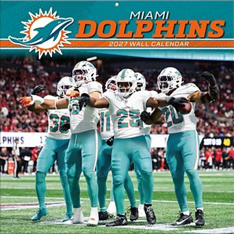 Miami Dolphins 2027 12 ۝ x 12 ۝ Team Wall Calendar