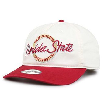Men's The Game White Florida State Seminoles Classic Circle Adjustable Hat