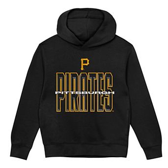 Preschool Outerstuff Black Pittsburgh Pirates Field General Fleece Hoodie