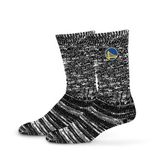 Women's PRO Compression Black Golden State Warriors Slouchy Slub Textured Boyfriend Socks