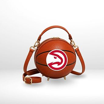 by Jill Martin Atlanta Hawks Basketball Crossbody Fan Bag