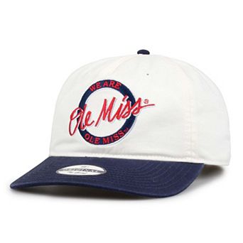 Men's The Game White Ole Miss Rebels Classic Circle Adjustable Hat
