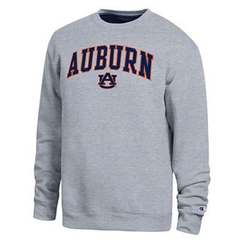 Men's Champion Heather Gray Auburn Tigers Arch Sweatshirt