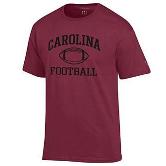 Men's Champion Garnet South Carolina Gamecocks Football Icon T-Shirt