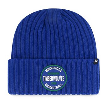 Men's '47 Royal Minnesota Timberwolves Ribbed Snowdrift Cuffed Knit Hat