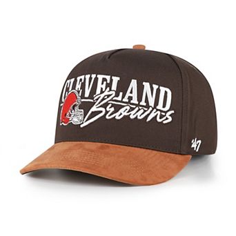 Men's '47 Brown Cleveland Browns Scribe Line Hitch Adjustable Hat