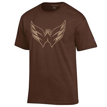 Men's Champion Brown Washington Capitals Core Plus Jersey T-Shirt