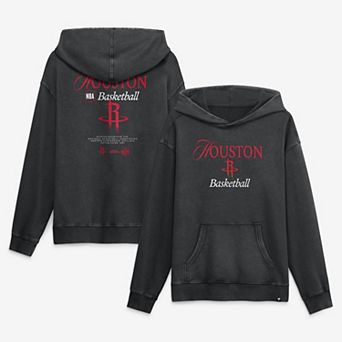 Men's Fanatics Black Houston Rockets Balanced Attack Washed Hoodie