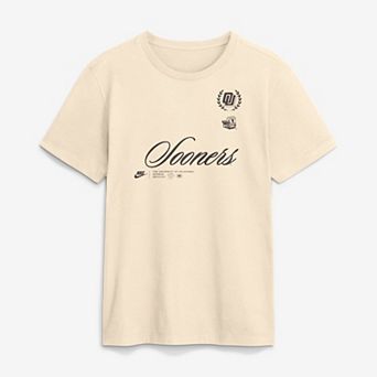 Men's Nike Natural Oklahoma Sooners Script T-Shirt