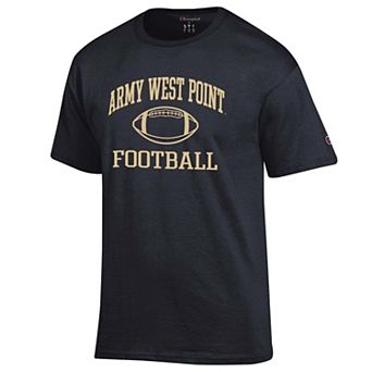 Men's Champion Black Army Black Knights Football Icon T-Shirt