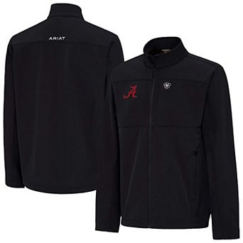 Men's Ariat Black Alabama Crimson Tide Full-Zip Vernon Softshell Jacket