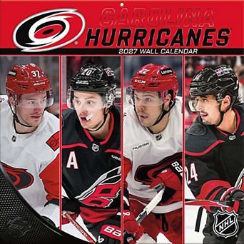 Carolina Hurricanes 2027 12 ۝ x 12 ۝ Team Wall Calendar