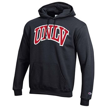 Men's Champion Black UNLV Rebels Powerblend Hoodie