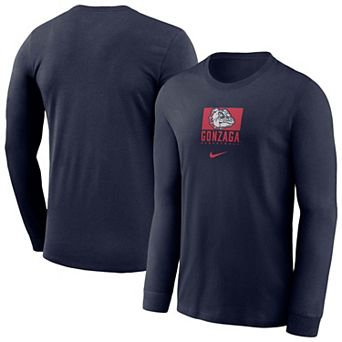 Men's Nike Navy Gonzaga Bulldogs Dri-FIT Legend Long Sleeve T-Shirt