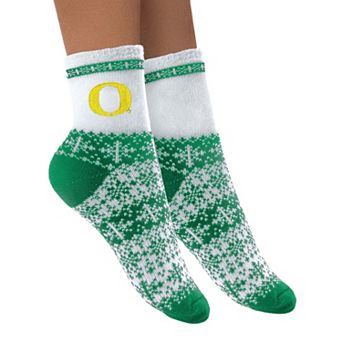 Women's ZooZatz Oregon Ducks Holiday Quarter-Length Socks