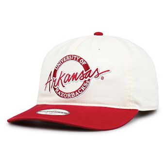 Men's The Game White Arkansas Razorbacks Classic Circle Adjustable Hat