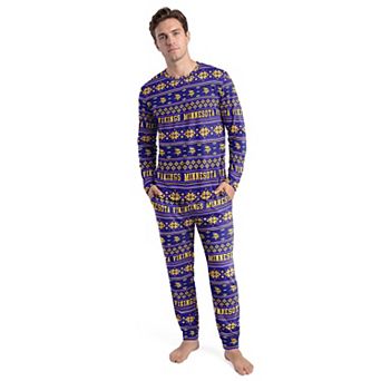 Men's Concepts Sport Purple Minnesota Vikings Jubilee Long Sleeve T-Shirt & Pant Set