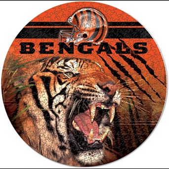 WinCraft Cincinnati Bengals Round 500 pc Puzzle