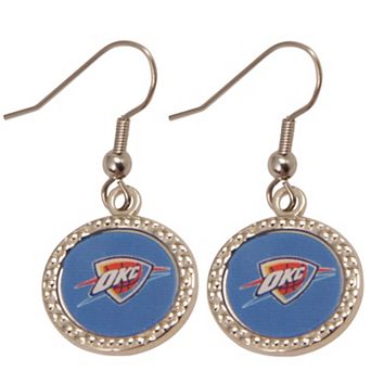 Women's Oklahoma City Thunder WinCraft Round Dangle Earrings