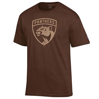 Men's Champion Brown Florida Panthers Core Plus Jersey T-Shirt