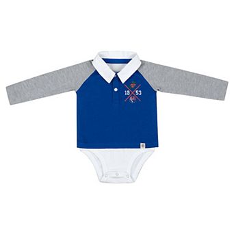 Infant Colosseum Royal Florida Gators Pete Rugby Bodysuit