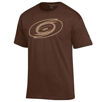 Men's Champion Brown Carolina Hurricanes Core Plus Jersey T-Shirt