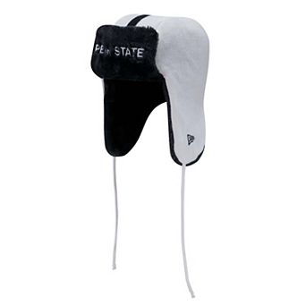 Unisex New Era White Penn State Nittany Lions Classic Trapper Knit Hat