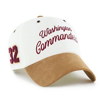 Women's Stoney Clover Lane x '47 Cream/Tan Washington Commanders Cursive Clean Up Adjustable Hat