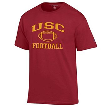 Men's Champion Cardinal USC Trojans Football Icon T-Shirt